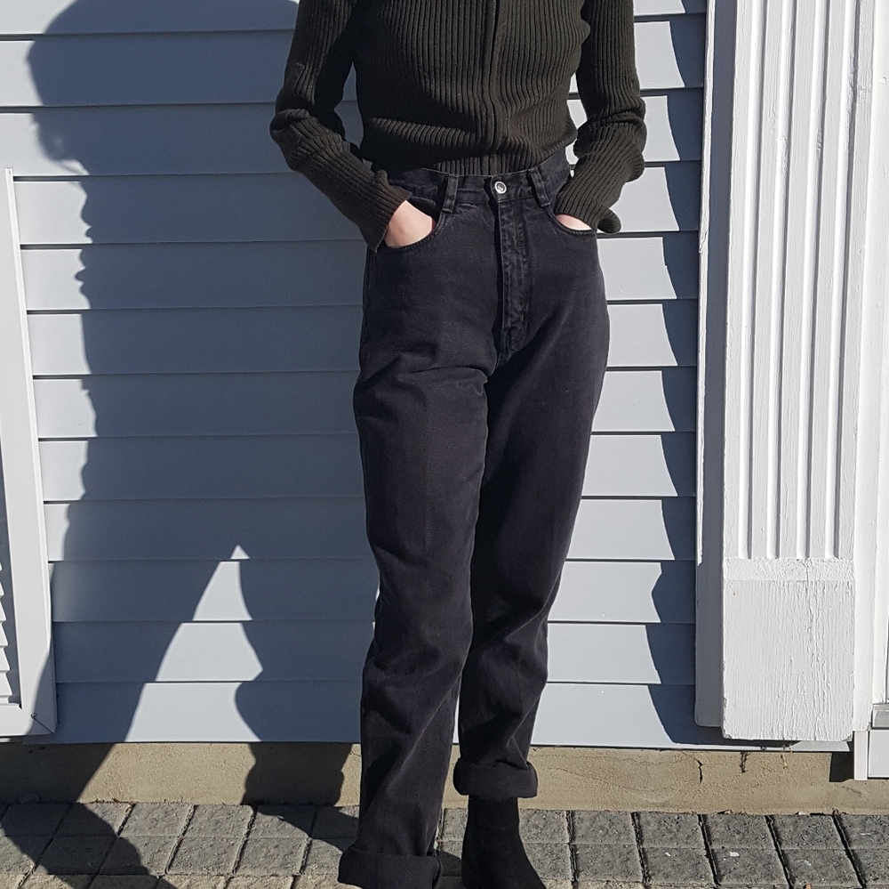 Vintage black mom jeans
